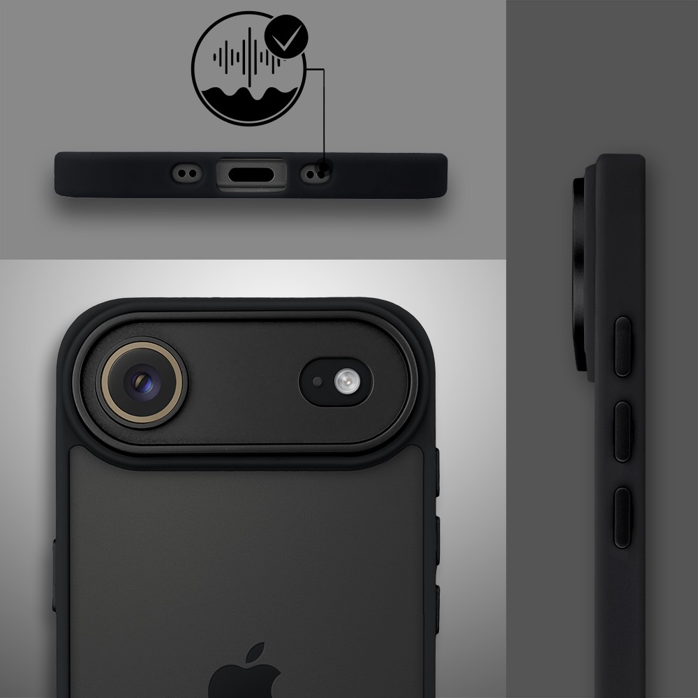 Etui do iPhone Air Color Flush, z osłoną aparatu, czarne (7)