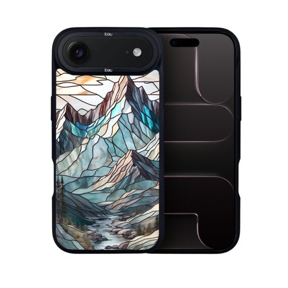 Etui do iPhone Air IBIZU DropGuard Matt z MagSafe, Barwy Szkła, Górski Potok1
