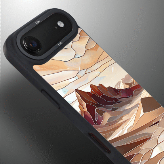 Etui do iPhone Air IBIZU DropGuard Matt z MagSafe, Barwy Szkła, Pustynny spokój5