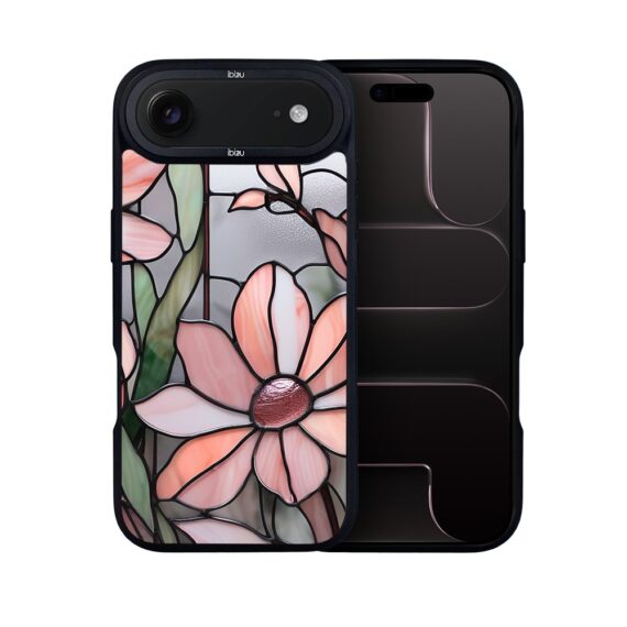 Etui do iPhone Air IBIZU DropGuard Matt z MagSafe, Barwy Szkła, Różowa magnolia2