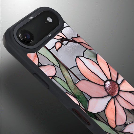 Etui do iPhone Air IBIZU DropGuard Matt z MagSafe, Barwy Szkła, Różowa magnolia6