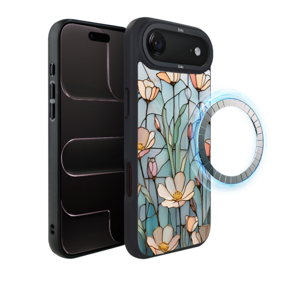 Etui do iPhone Air IBIZU DropGuard Matt z MagSafe, Barwy Szkła, Szept kwiatów polnych2