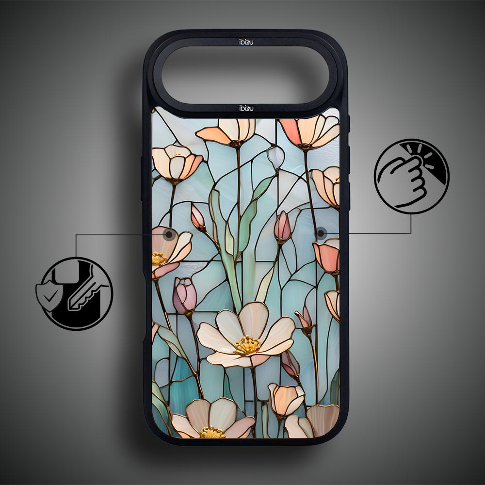 Etui do iPhone Air IBIZU DropGuard Matt z MagSafe, Barwy Szkła, Szept kwiatów polnych3