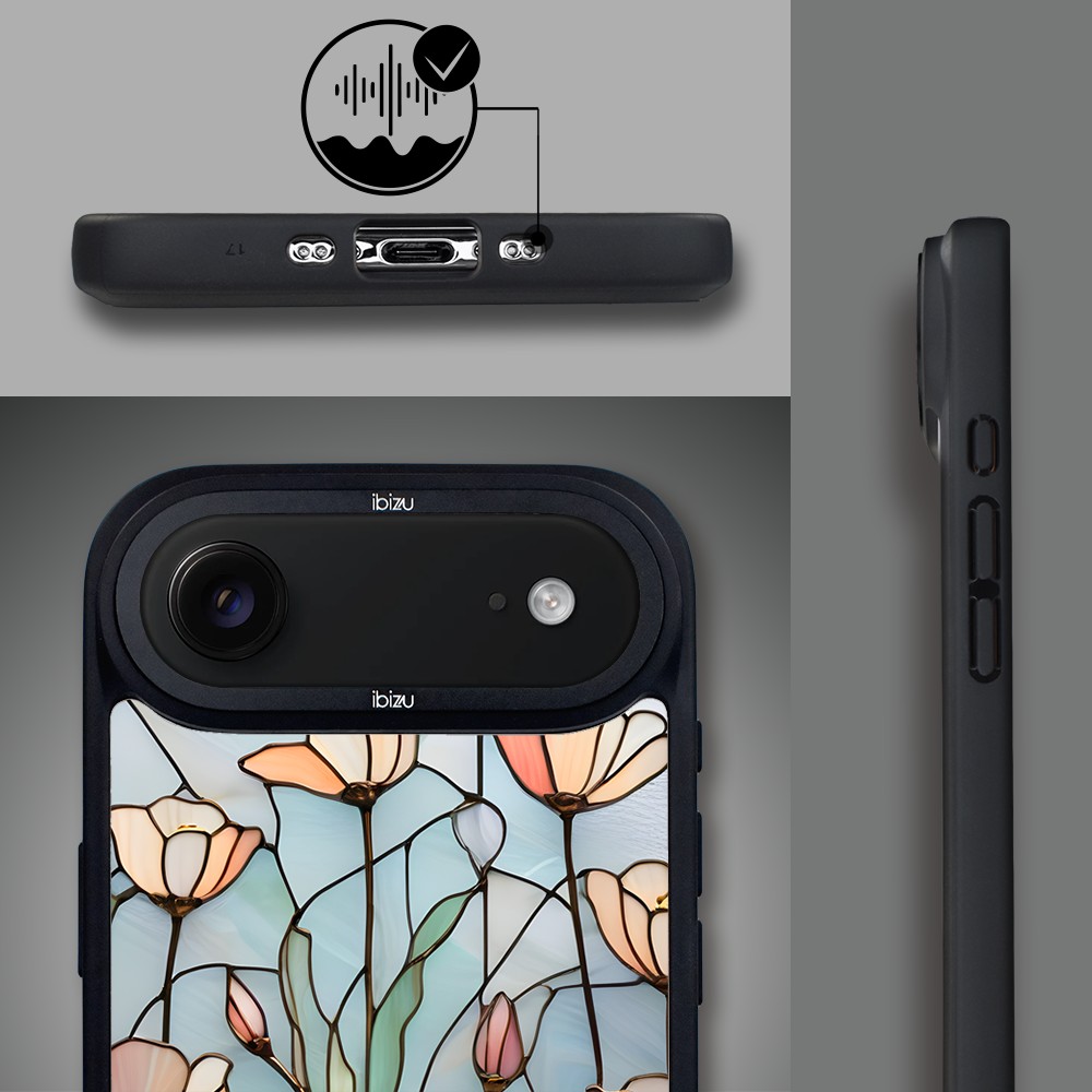 Etui do iPhone Air IBIZU DropGuard Matt z MagSafe, Barwy Szkła, Szept kwiatów polnych7
