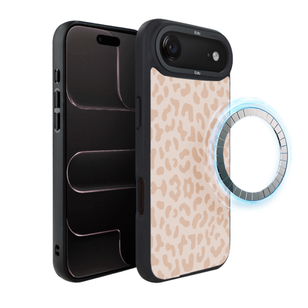 Etui do iPhone Air IBIZU DropGuard Matt z MagSafe, Boho, Delikatna panterka
