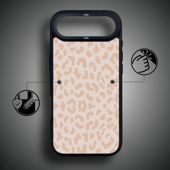 Etui do iPhone Air IBIZU DropGuard Matt z MagSafe, Boho, Delikatna panterka4