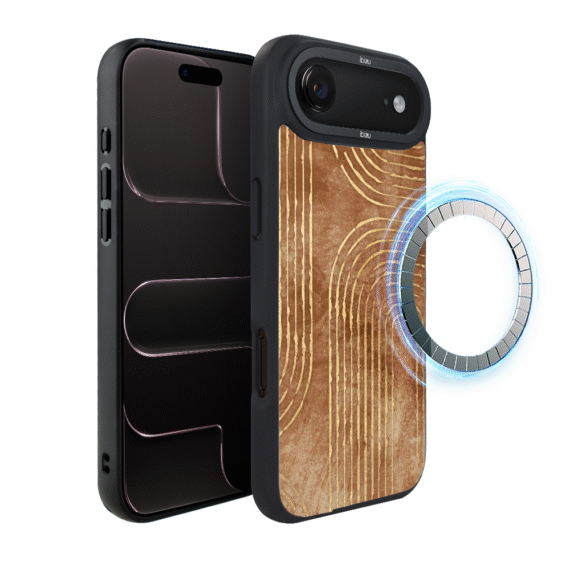 Etui do iPhone Air IBIZU DropGuard Matt z MagSafe, Boho, Geometryczne linie3