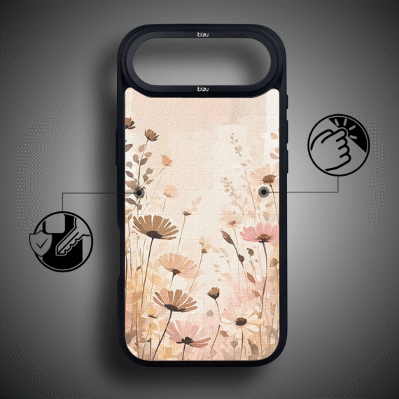 Etui do iPhone Air IBIZU DropGuard Matt z MagSafe, Boho, Kwiatowa łąka6