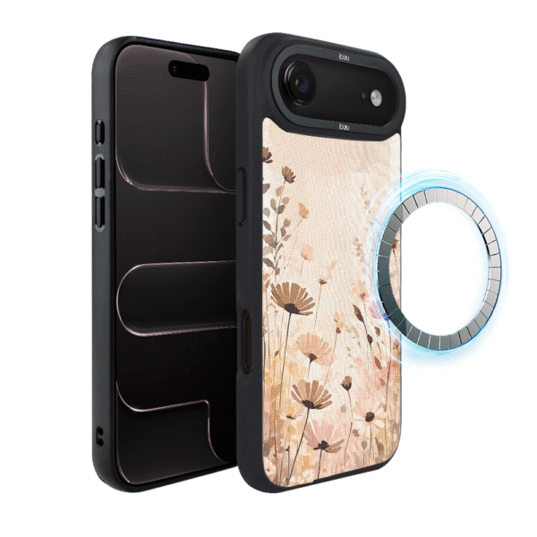 Etui do iPhone Air IBIZU DropGuard Matt z MagSafe, Boho, Kwiatowa łąka