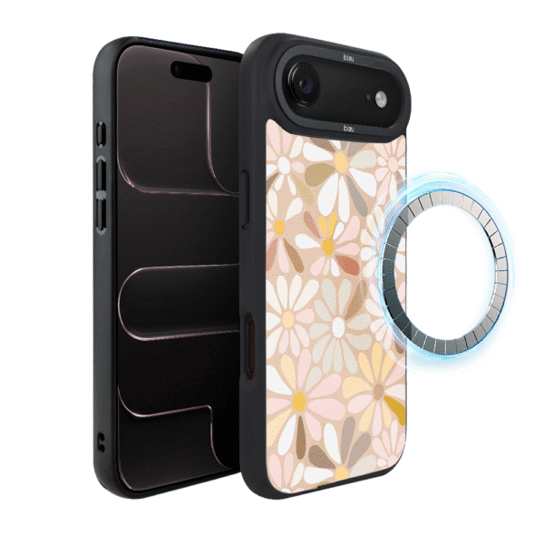 Etui do iPhone Air IBIZU DropGuard Matt z MagSafe, Boho, Kwiaty vintage