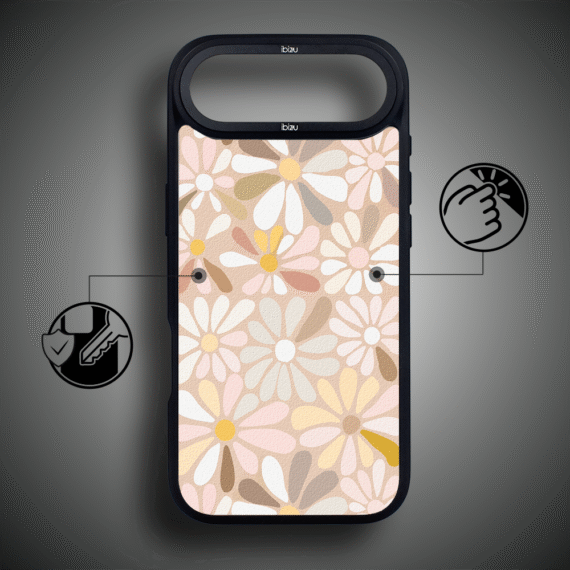 Etui do iPhone Air IBIZU DropGuard Matt z MagSafe, Boho, Kwiaty vintage4