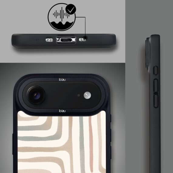 Etui do iPhone Air IBIZU DropGuard Matt z MagSafe, Boho, Piaskowy labirynt1