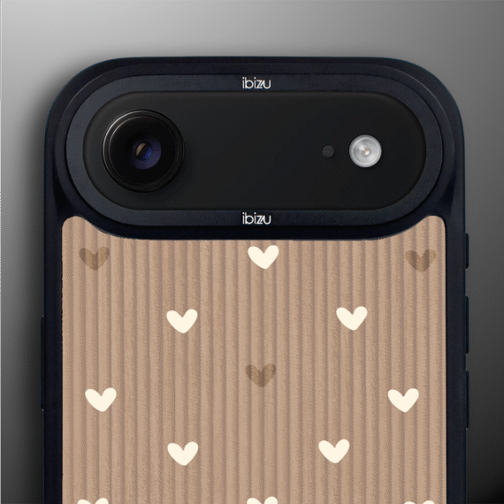 Etui do iPhone Air IBIZU DropGuard Matt z MagSafe, Boho, Pudrowe serca1