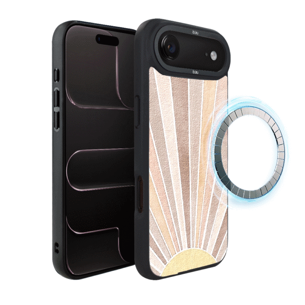 Etui do iPhone Air IBIZU DropGuard Matt z MagSafe, Boho, Wschód słońca