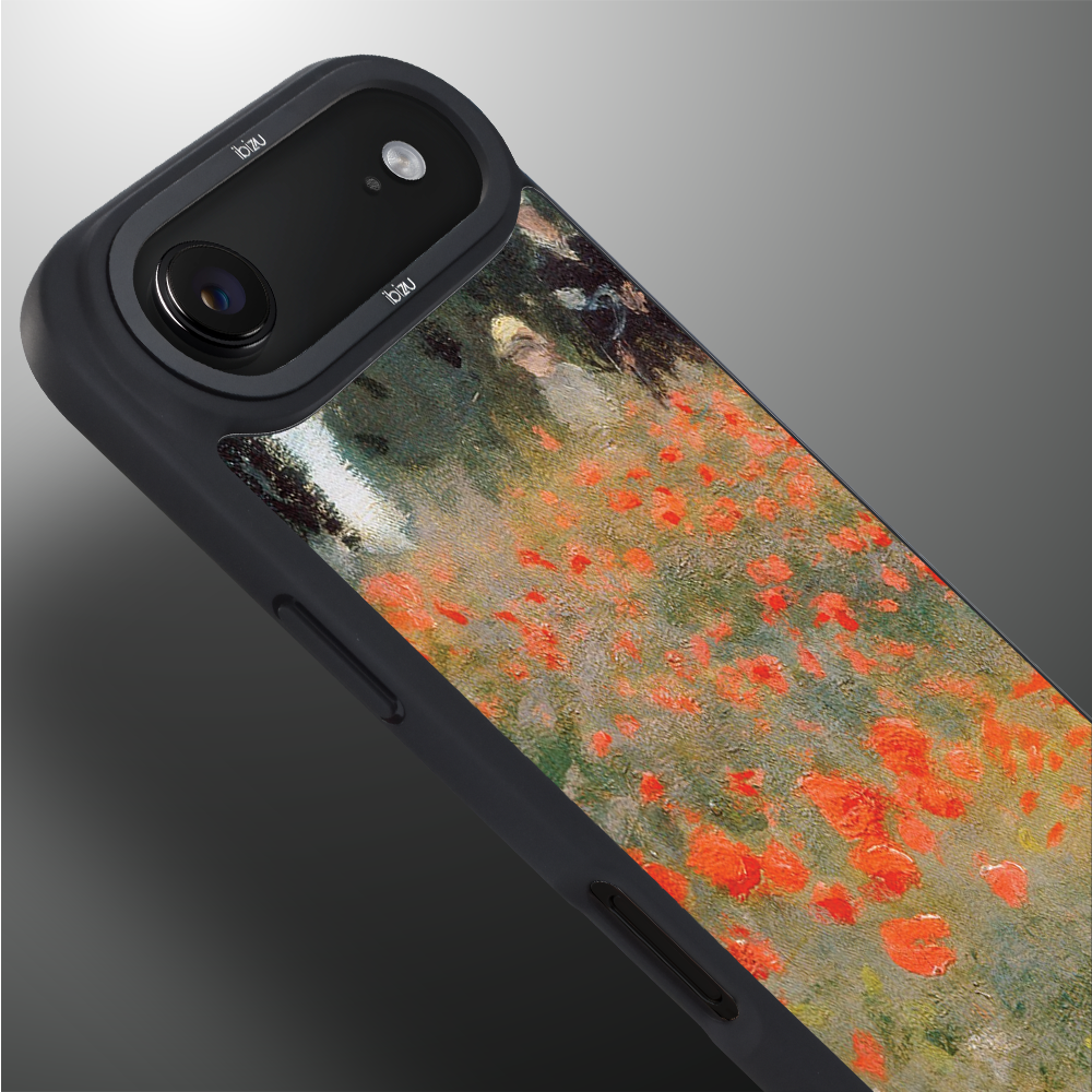 Etui do iPhone Air IBIZU DropGuard Matt z MagSafe, Claude Monet, pole maków3