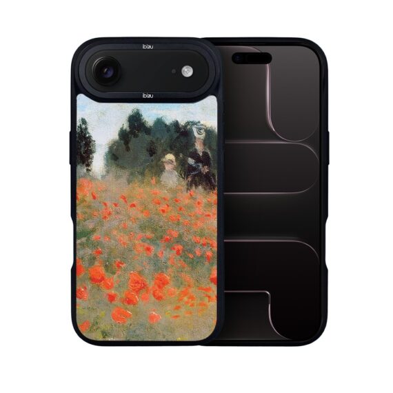 Etui do iPhone Air IBIZU DropGuard Matt z MagSafe, Claude Monet, pole maków7
