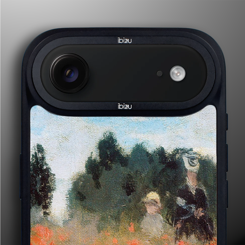 Etui do iPhone Air IBIZU DropGuard Matt z MagSafe, Claude Monet, pole maków8