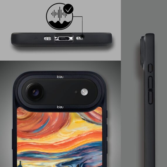 Etui do iPhone Air IBIZU DropGuard Matt z MagSafe, Edvard Munch, krzyk kota1