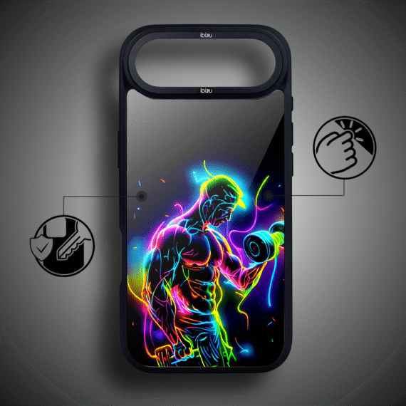 Etui do iPhone Air IBIZU DropGuard Matt z MagSafe, #ElectroMove, Jest moc7