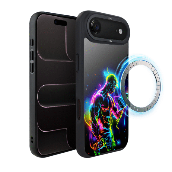 Etui do iPhone Air IBIZU DropGuard Matt z MagSafe, #ElectroMove, Jest moc8