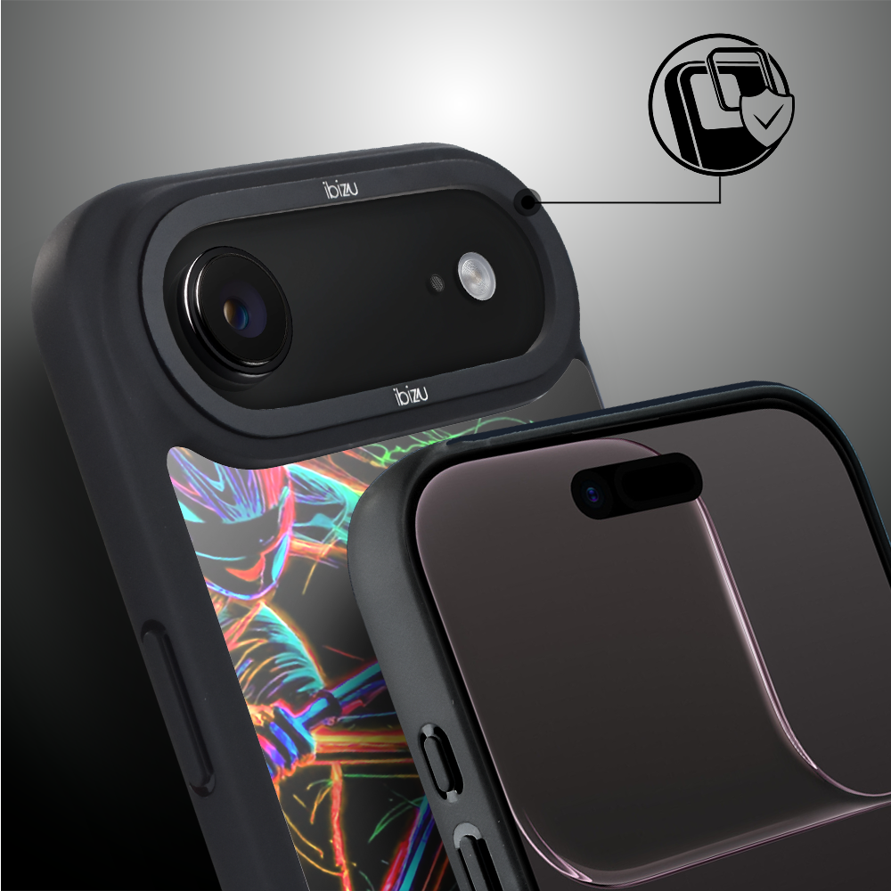 Etui do iPhone Air IBIZU DropGuard Matt z MagSafe, #ElectroMove, Rowerowa wibracja2