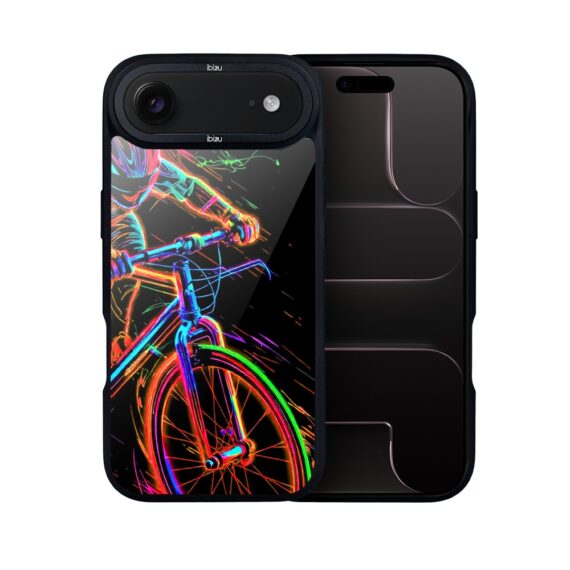 Etui do iPhone Air IBIZU DropGuard Matt z MagSafe, #ElectroMove, Rowerowa wibracja7