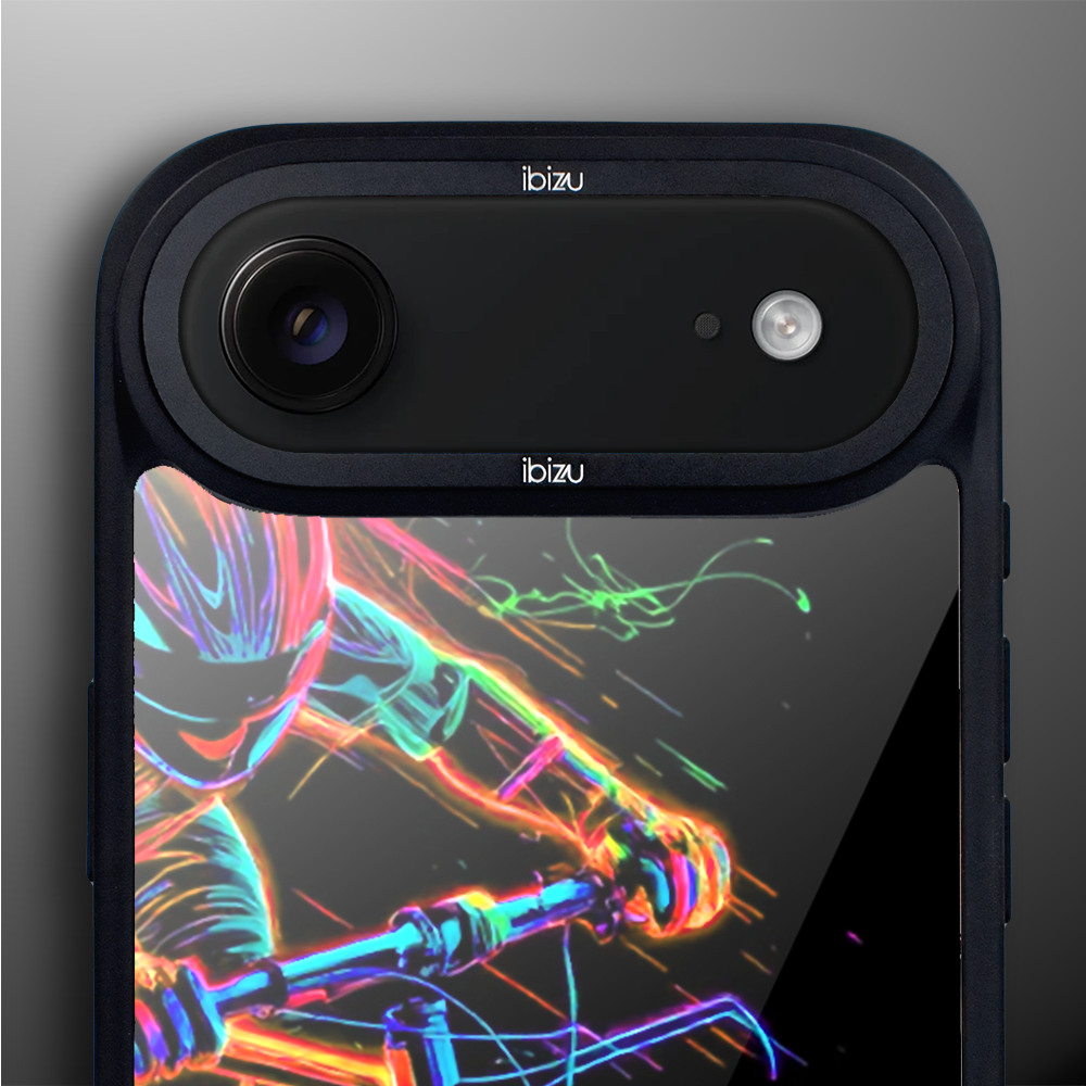 Etui do iPhone Air IBIZU DropGuard Matt z MagSafe, #ElectroMove, Rowerowa wibracja8