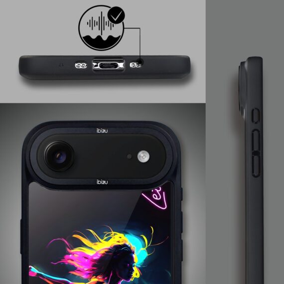 Etui do iPhone Air IBIZU DropGuard Matt z MagSafe, #ElectroMove, Taneczny rytm2