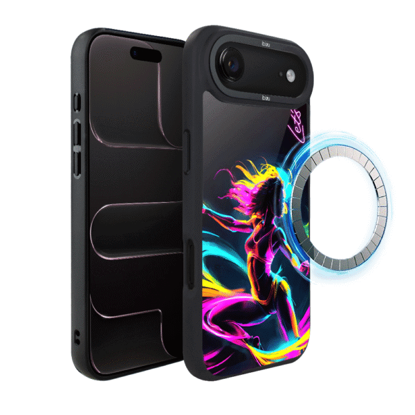 Etui do iPhone Air IBIZU DropGuard Matt z MagSafe, #ElectroMove, Taneczny rytm