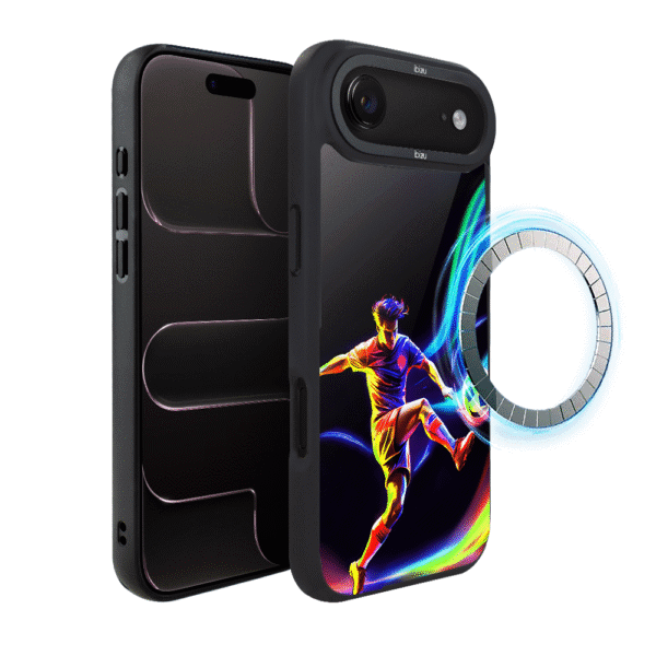 Etui do iPhone Air IBIZU DropGuard Matt z MagSafe, #ElectroMove, W rytmie piłki nożnej1