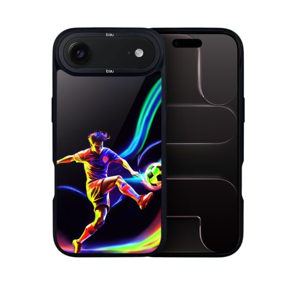 Etui do iPhone Air IBIZU DropGuard Matt z MagSafe, #ElectroMove, W rytmie piłki nożnej8