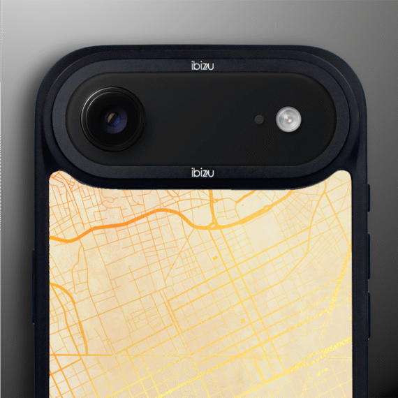Etui do iPhone Air IBIZU DropGuard Matt z MagSafe, Mapy Świata, Barcelona (1)