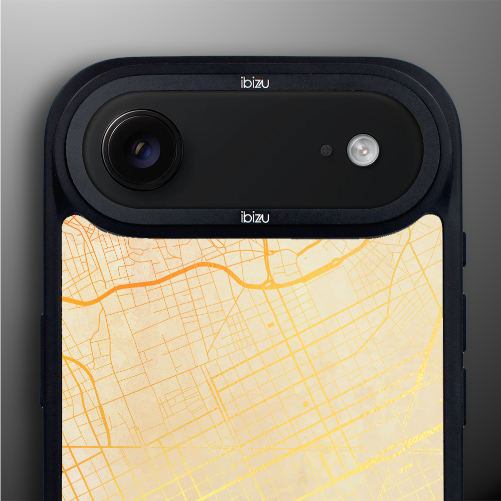 Etui do iPhone Air IBIZU DropGuard Matt z MagSafe, Mapy Świata, Barcelona (1)