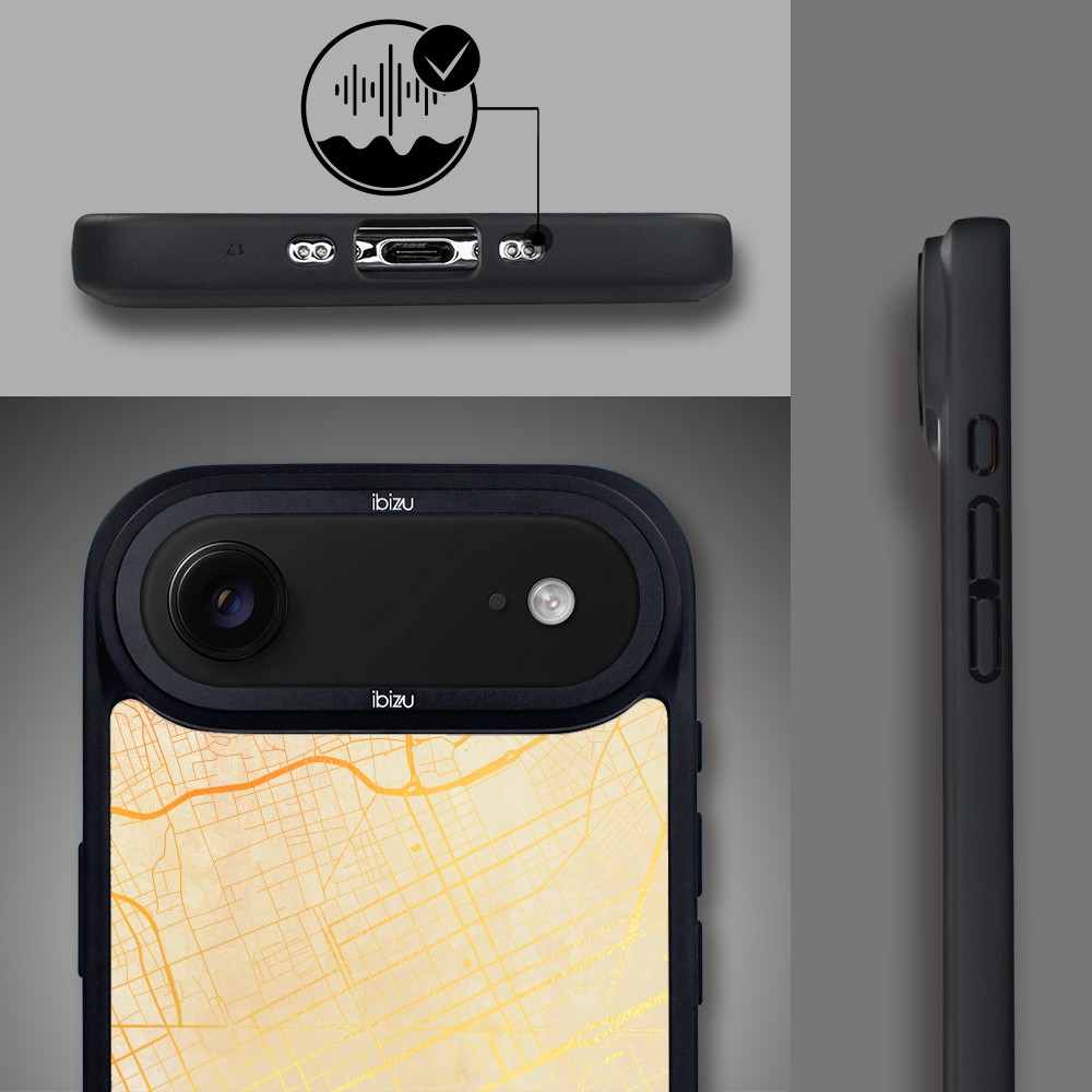 Etui do iPhone Air IBIZU DropGuard Matt z MagSafe, Mapy Świata, Barcelona (2)