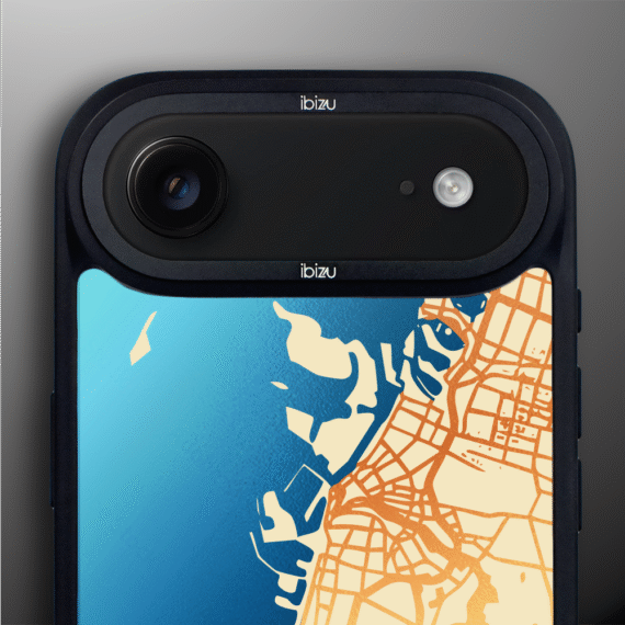 Etui do iPhone Air IBIZU DropGuard Matt z MagSafe, Mapy Świata, Dubai (1)