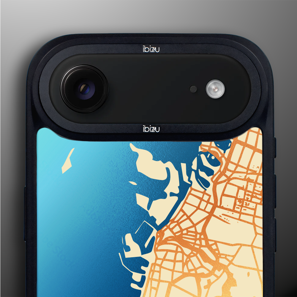 Etui do iPhone Air IBIZU DropGuard Matt z MagSafe, Mapy Świata, Dubai (1)