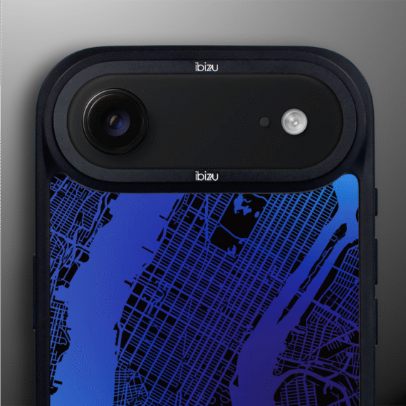 Etui do iPhone Air IBIZU DropGuard Matt z MagSafe, Mapy Świata, New York (1)