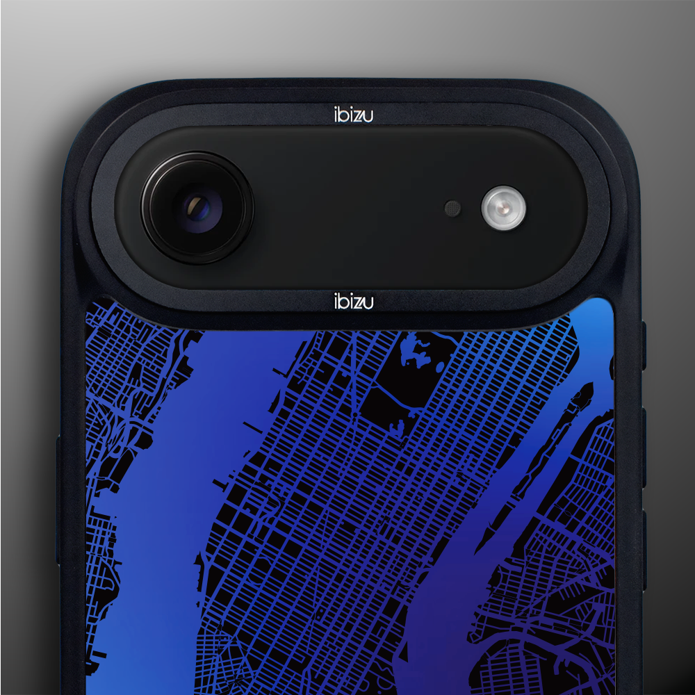 Etui do iPhone Air IBIZU DropGuard Matt z MagSafe, Mapy Świata, New York (1)