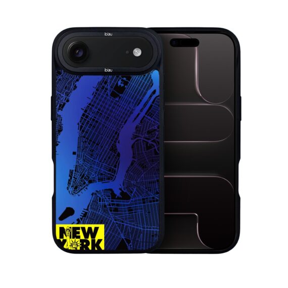 Etui do iPhone Air IBIZU DropGuard Matt z MagSafe, Mapy Świata, New York (8)