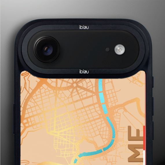 Etui do iPhone Air IBIZU DropGuard Matt z MagSafe, Mapy Świata, Rome1