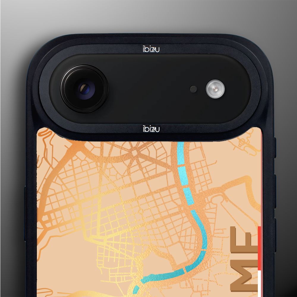 Etui do iPhone Air IBIZU DropGuard Matt z MagSafe, Mapy Świata, Rome1