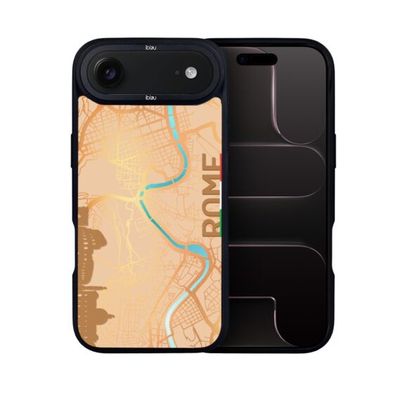Etui do iPhone Air IBIZU DropGuard Matt z MagSafe, Mapy Świata, Rome2