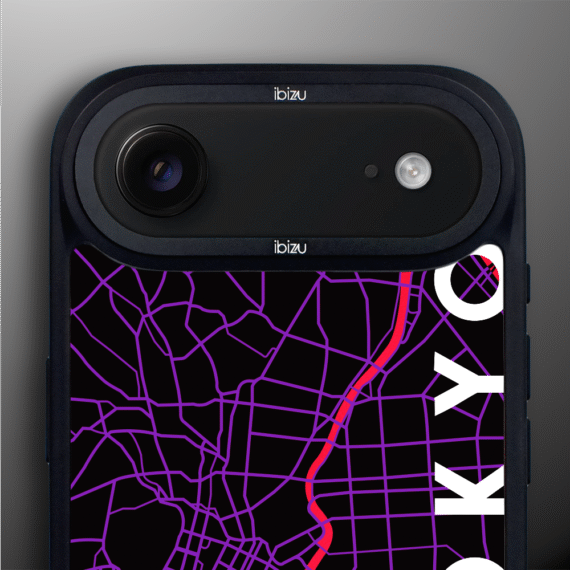 Etui do iPhone Air IBIZU DropGuard Matt z MagSafe, Mapy Świata, Tokyo1