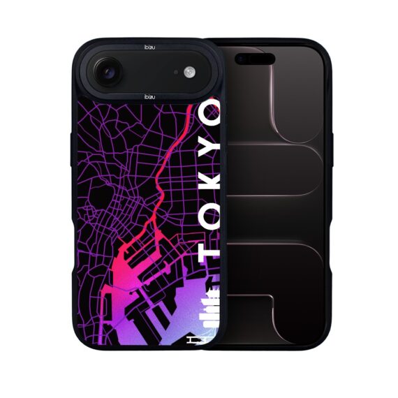 Etui do iPhone Air IBIZU DropGuard Matt z MagSafe, Mapy Świata, Tokyo2