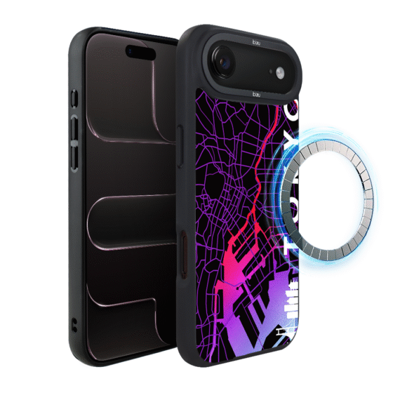 Etui do iPhone Air IBIZU DropGuard Matt z MagSafe, Mapy Świata, Tokyo3