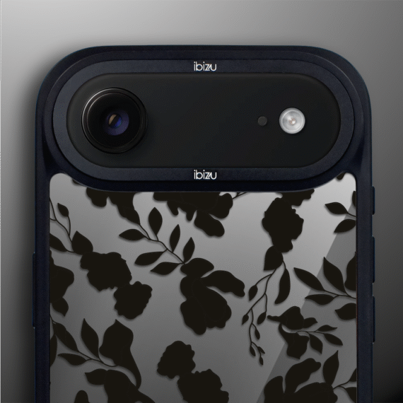 Etui do iPhone Air IBIZU DropGuard Matt z MagSafe, Midnight, Cienie liści-el1