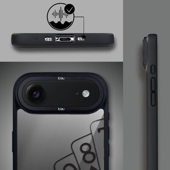 Etui do iPhone Air IBIZU DropGuard Matt z MagSafe, Midnight, Karty do gry1