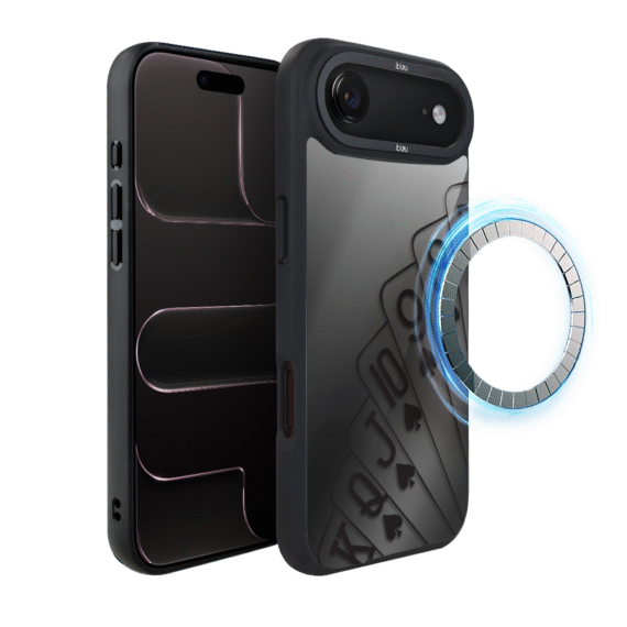 Etui do iPhone Air IBIZU DropGuard Matt z MagSafe, Midnight, Karty do gry6