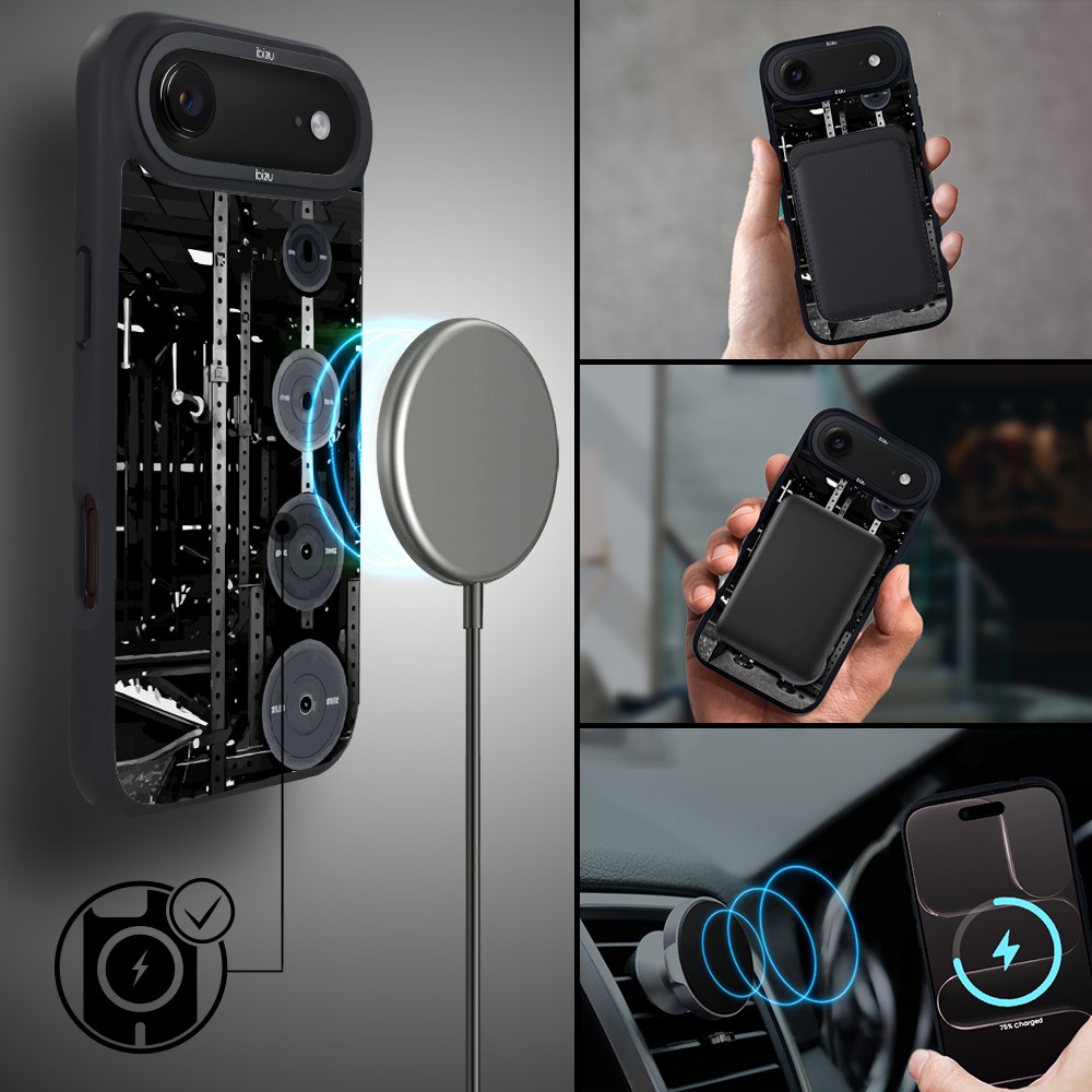 Etui do iPhone Air IBIZU DropGuard Matt z MagSafe, #Move, Stacja żelazo4