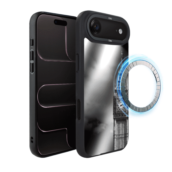 Etui do iPhone Air IBIZU DropGuard Matt z MagSafe, Noir City, Big Ben